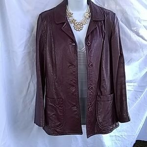 Leather coat :)